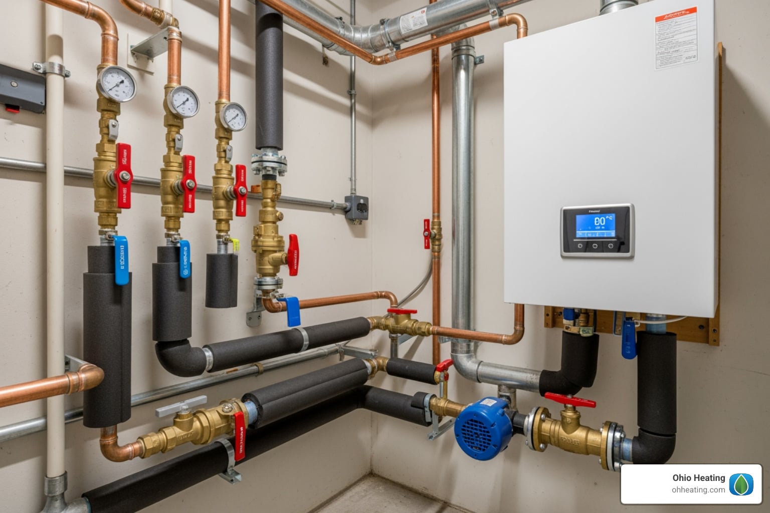 Hydronic boiler repair