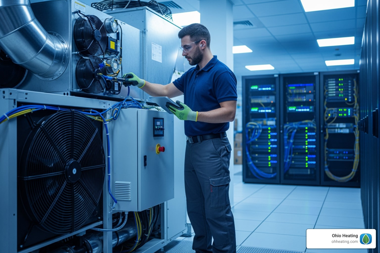 Data center HVAC maintenance